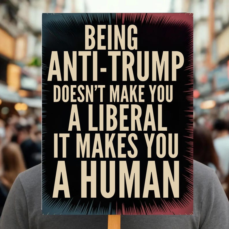 Makes You Human Protest Sign, Release Epstein Files Political Sign, Political Rally Sign, Anti Trump Protest Poster, Anti Maga Sign bild 1