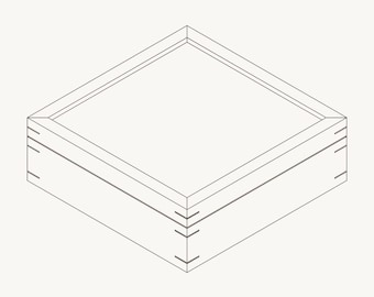 May include: A simple lift-lid box illustration with the text "A Simple Lift-Lid Box" at the top. The box is a light color with dark outlines, and the WUDD STUDIO logo is at the bottom.