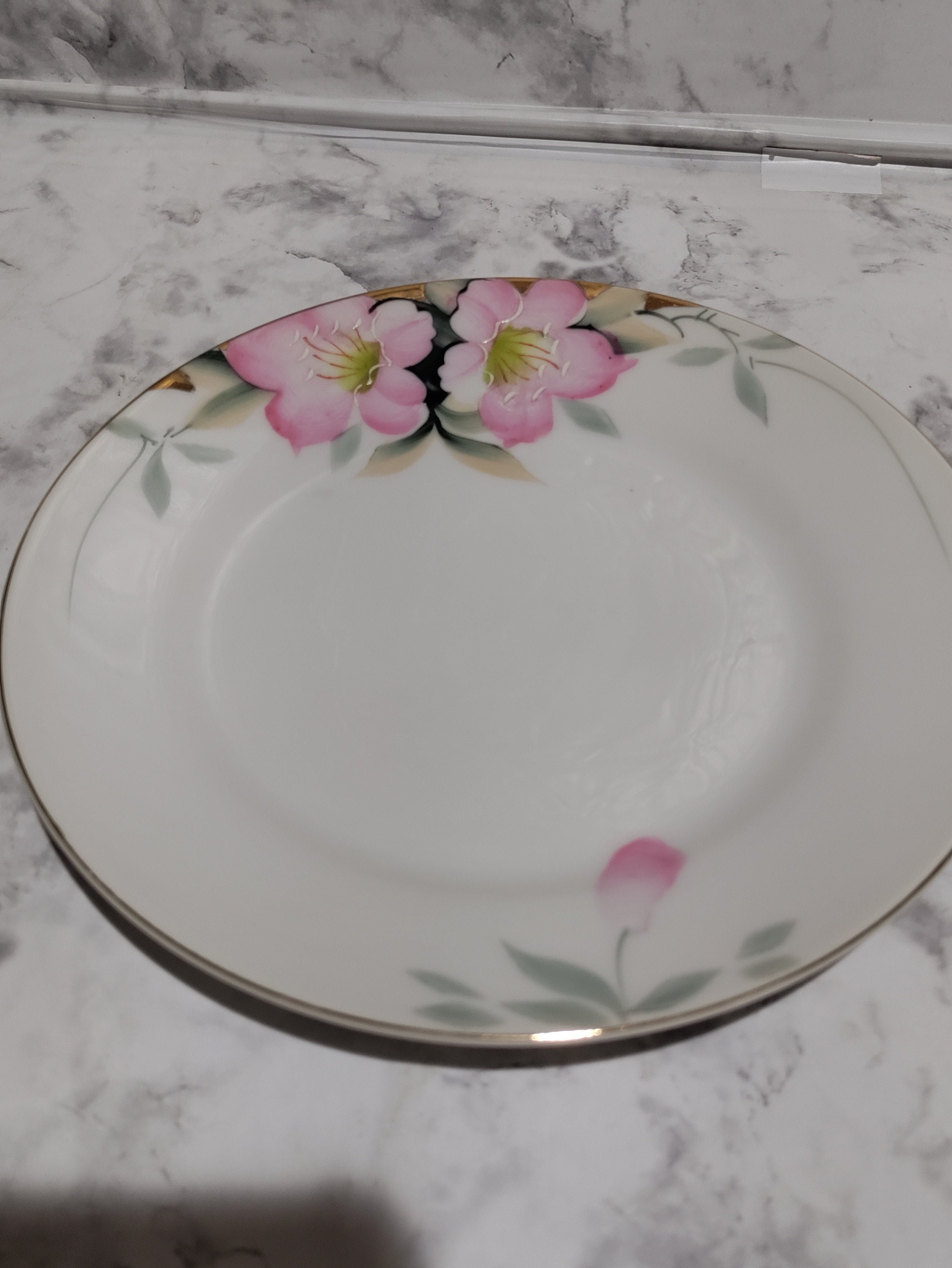 7.5 Salad Plate 19322 Noritake Pink Azalea Pink Floral Noritake