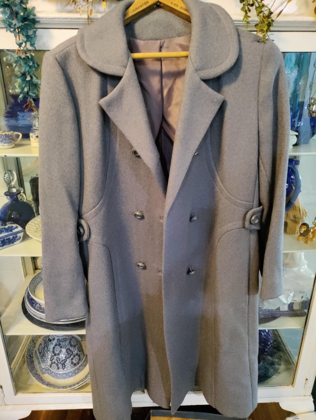 Gray Tweed Coat by Fashion Classic main image 1