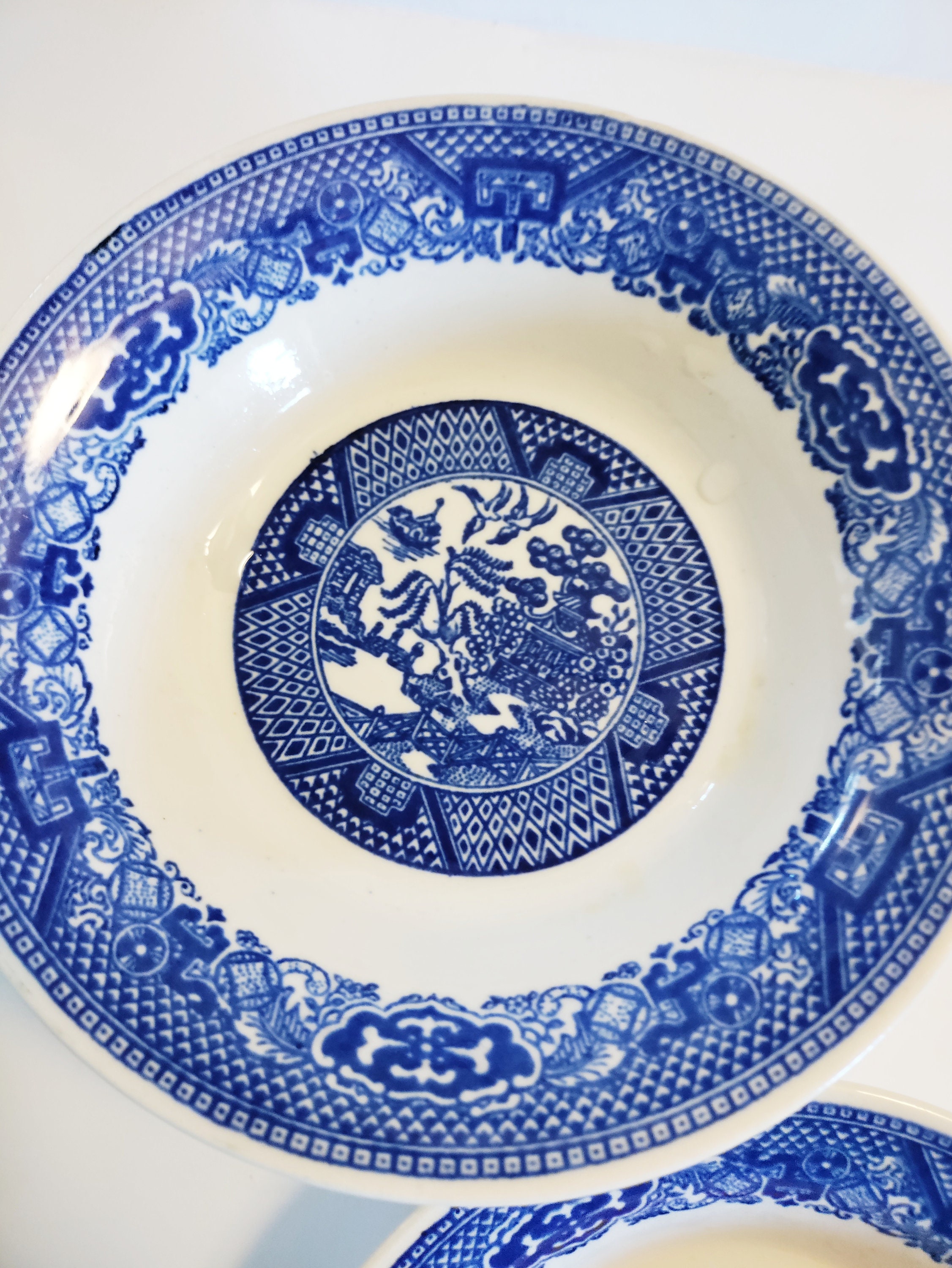 Underglaze Willow Ware By Royal China Vintage Royal China