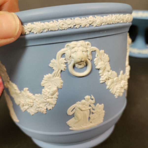 Wedgwood Light Blue  Cachepot / Flower pot/ vase