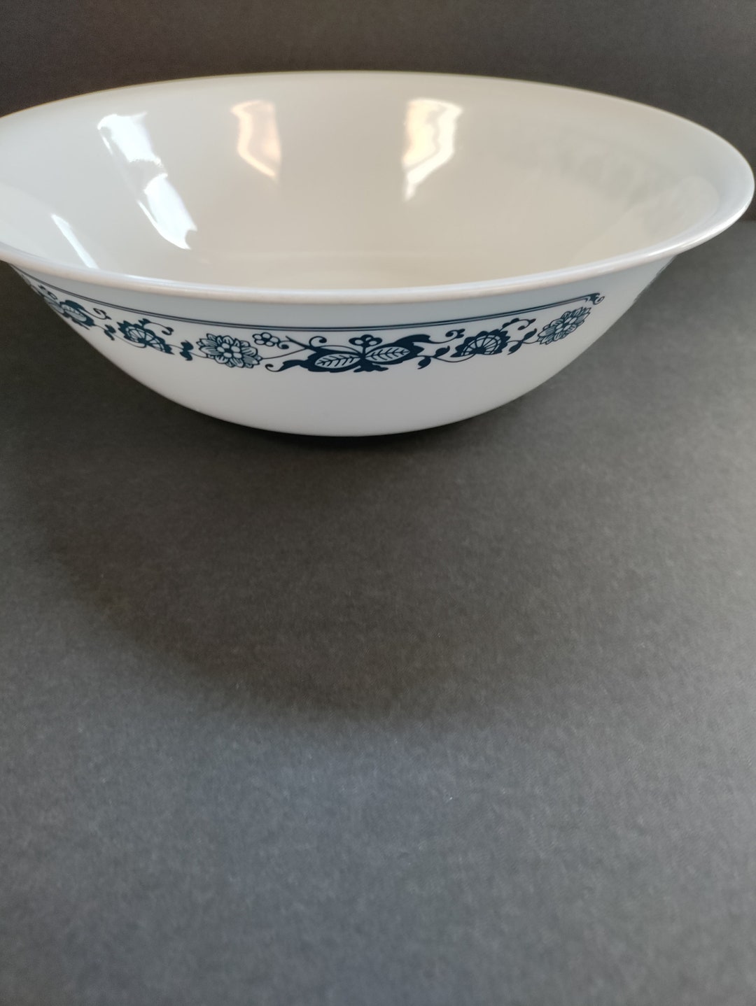 Corelle Corningware Old Town Blue Historic Print Serving Bowls 8 &amp; 10 ...