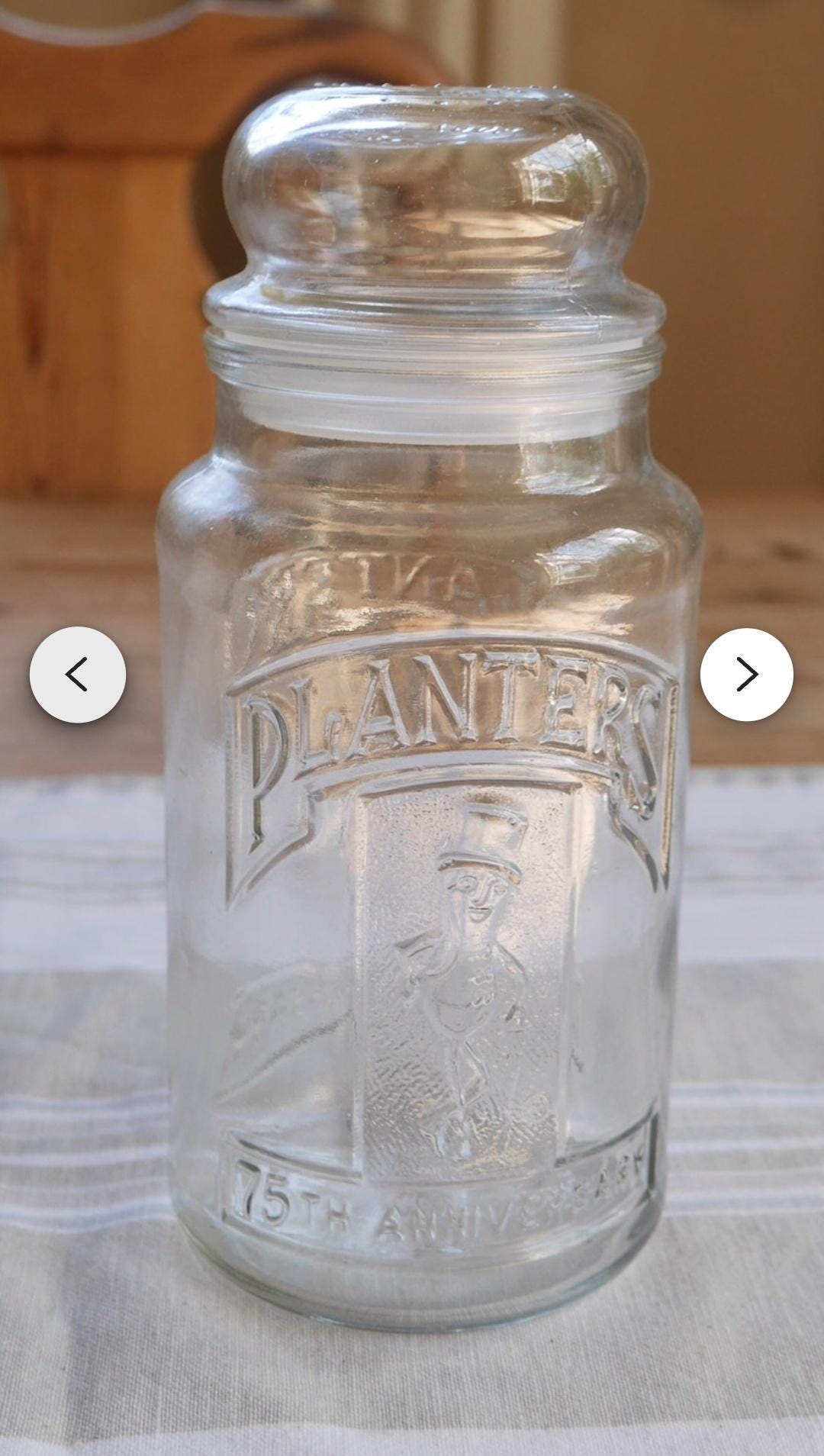Large Planters Peanut Jar No Lid - Etsy