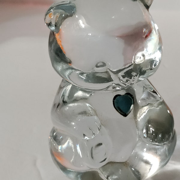 Vintage Fenton birthstone bear 1985 discontinued December