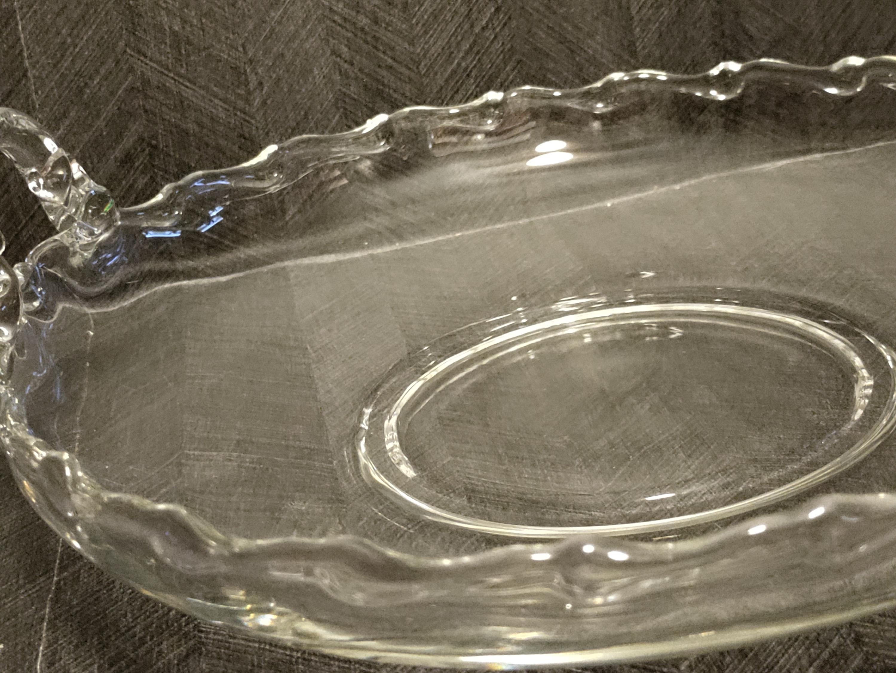 Vintage Fostoria Glass Century Pattern Pressed Clear Glass