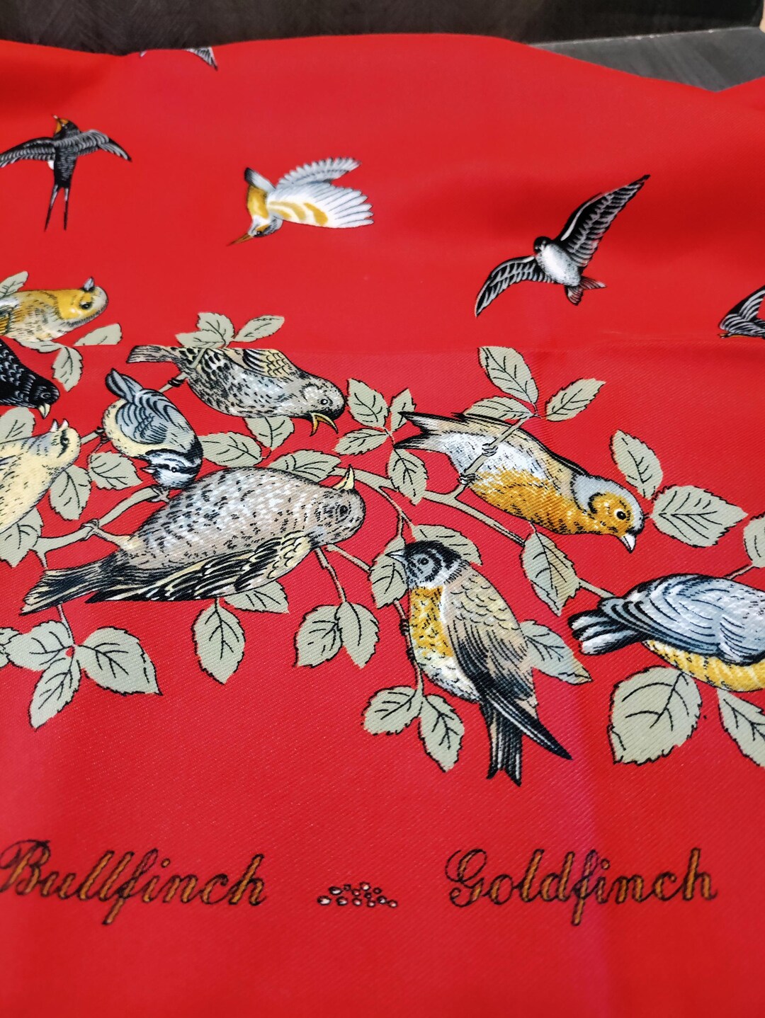 Lovely Bird Lovers Scarf, Birds of British Isles Fashion  display picture 2