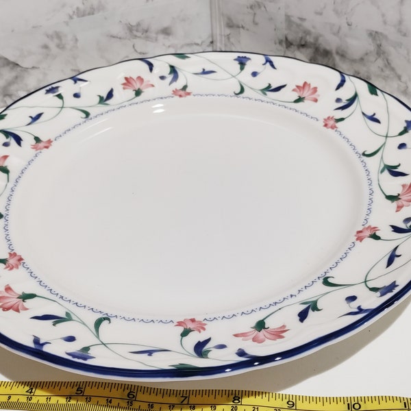 Vintage Epoch dinner ware blue and white  all pieces available service wear plates unused  discontinued replacement Garden Grove