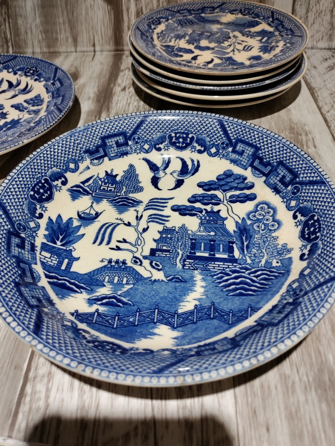 johnson brothers blue willow china