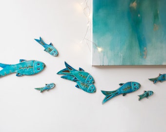 大きな陶器の魚 / 吊り下げ用の陶器の魚 / 伝統的な陶器 / 陶器の吊り