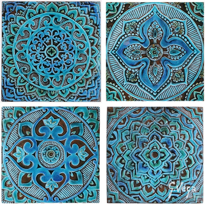 Bathroom Wall Decor Art for Bathroom Ceramic Tiles Bathroom | Etsy
