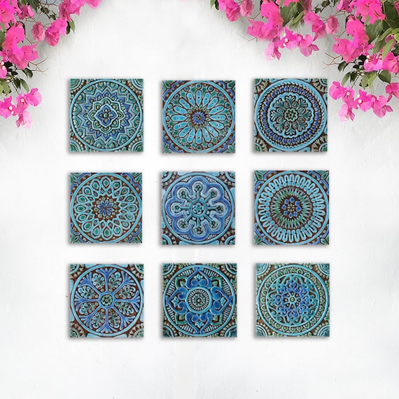 Garden Decor Ceramic Tile Moroccan Outdoor Wall Art And Garden Decor Ceramic Tile Moroccan, Ceramic Garden Art For Wall