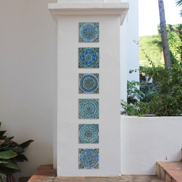 Wall Hanging Tile Etsy
