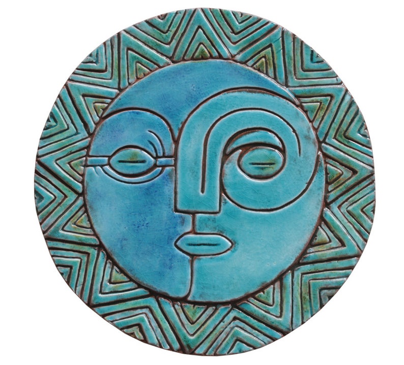 Sun and moon wall decor wall art garden art outdoor | Etsy