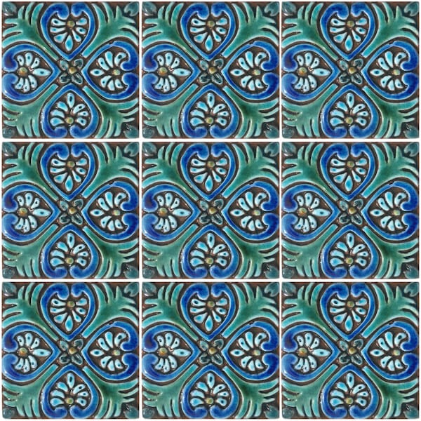 Spanish Tile Wall Art Etsy