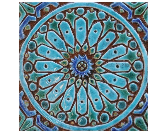 Garden Decor Ceramic Tile Moroccan Outdoor Wall Art And Garden Decor Ceramic Tile Moroccan, Ceramic Garden Art For Wall