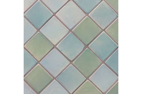 Sage Frost Diamond Glass Mosaic Tile  Glass tile backsplash kitchen,  Unique kitchen backsplash, Backsplash designs