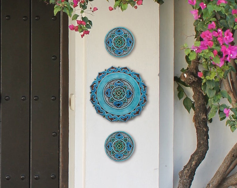 Outdoor Wall Art Mandala Garden Art Garden Decor Wall Etsy New Zealand