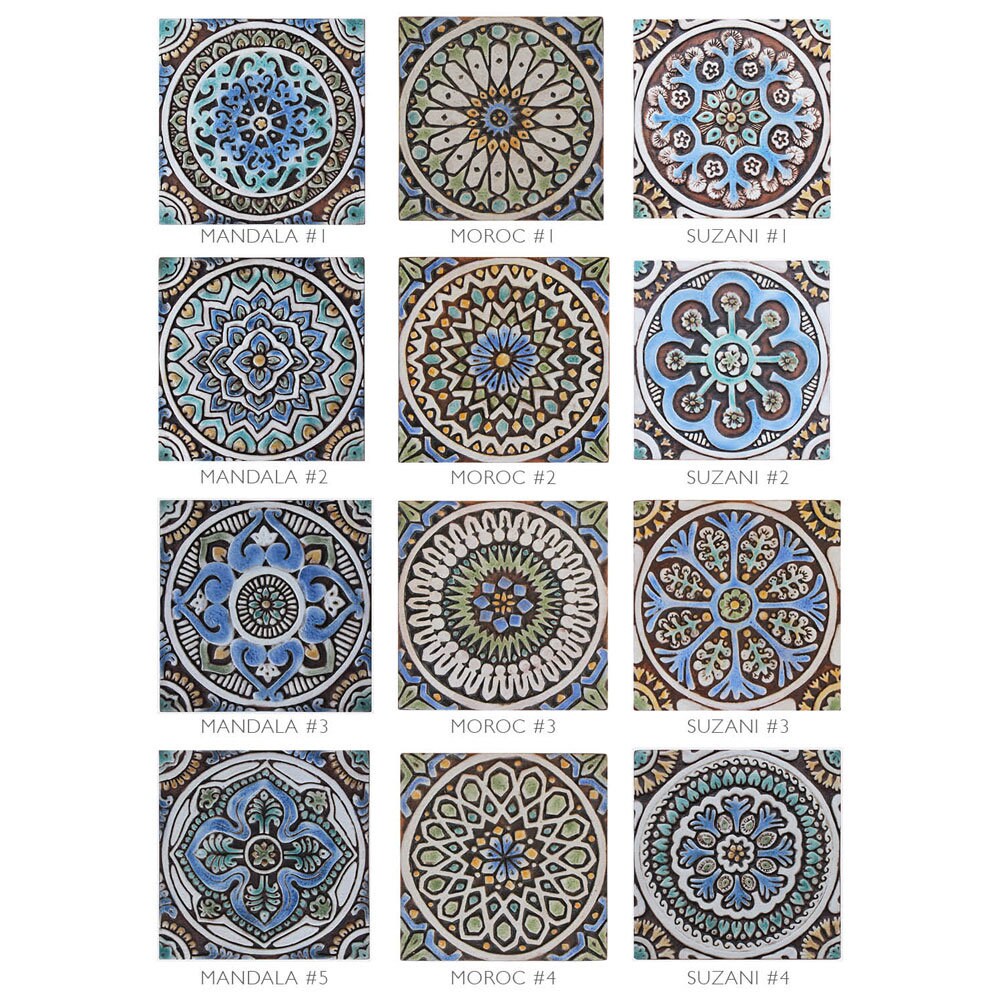 Society6 ケース Blue Tiles - an abstract photograph Art Print by | Society6