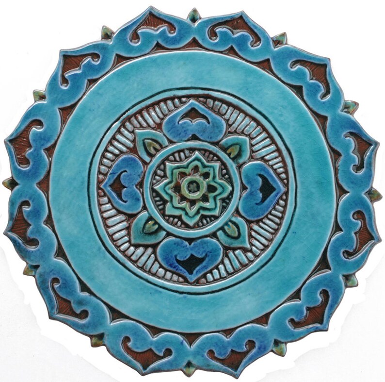 Outdoor wall art Mandala garden art Garden decor Wall Etsy