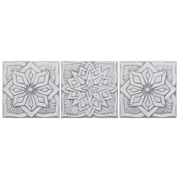 6 Ceramic Tiles for Kitchen Backsplash Design, Ceramic Tile, Backyard  Inspire, Bathroom With Moroccan-mandala-suzani Design 15cm Aqua 