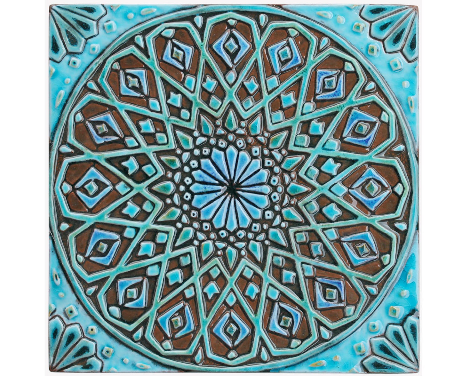 Moroccan Wall Art Made From Ceramic Outdoor Wall Art Etsy Australia