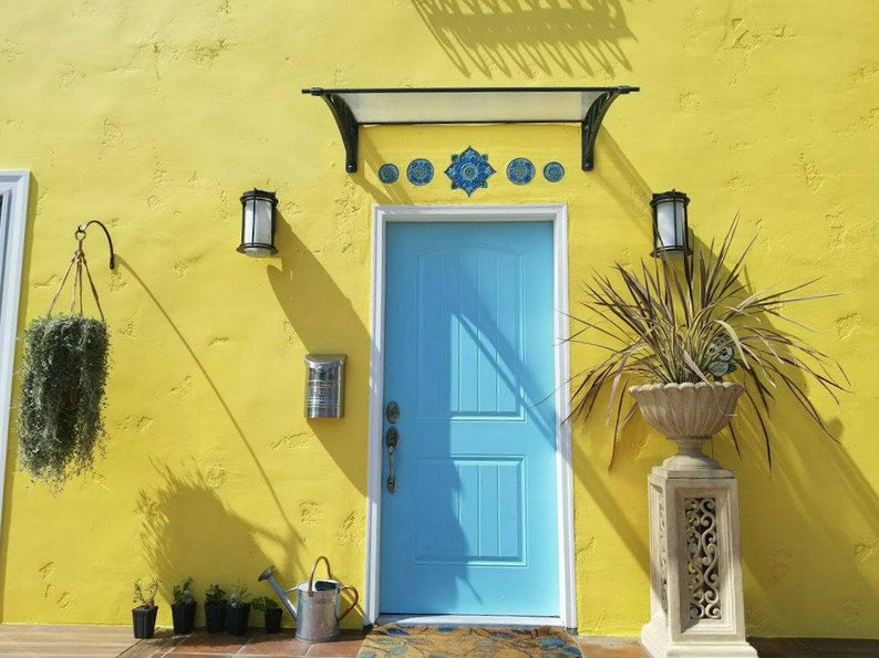 Ceramic Wall Art Outdoor Wall Art Circles Wall Sculpture Etsy