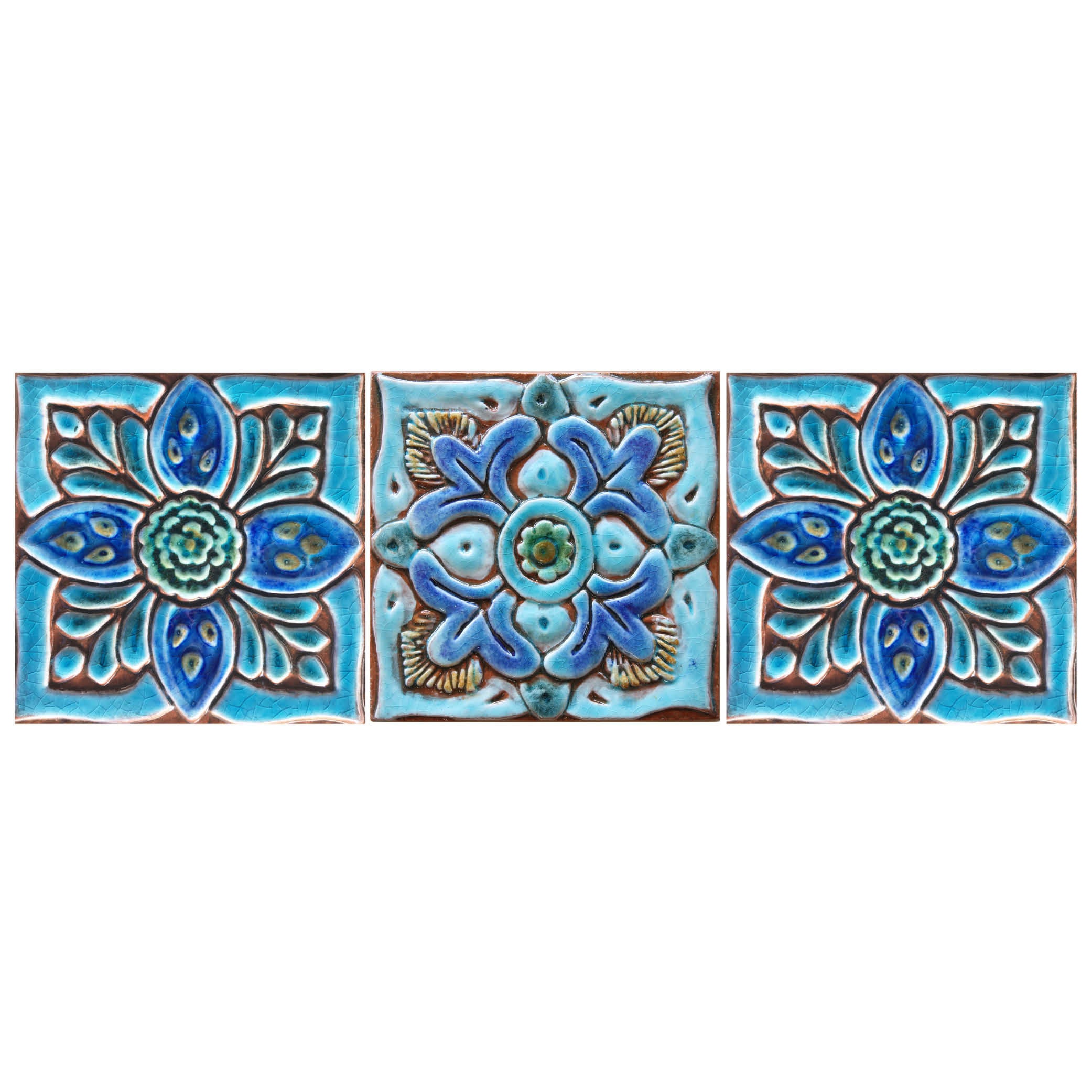 3 Carreaux De Céramique Pour Salle Bain Design, Décoration Murale En Céramique, Idées Crédence Cuisine, Oeuvre D'art Votre Jardin, Design