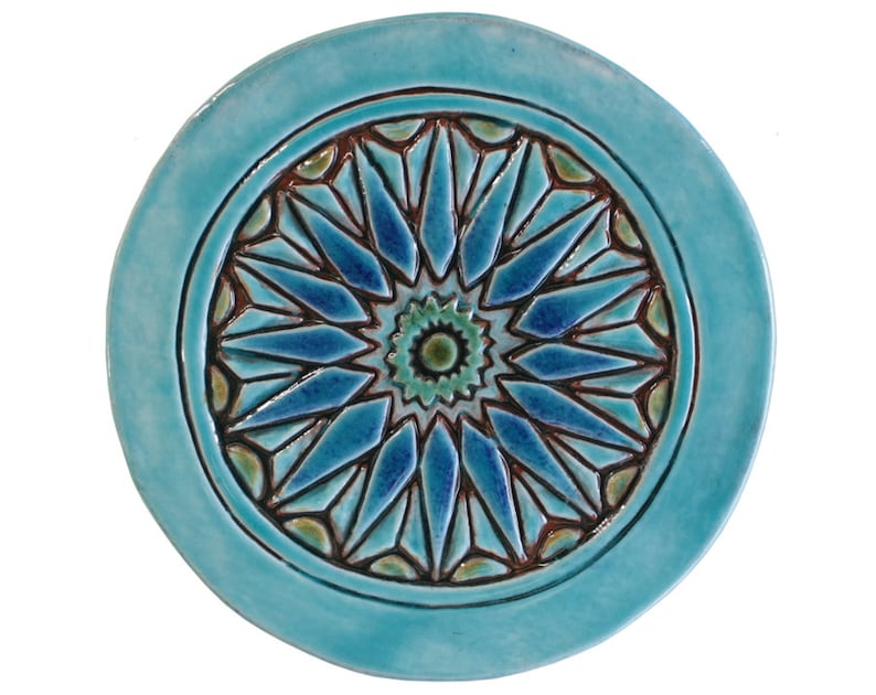 Bathroom Wall Art // Ceramic Tiles // Bathroom Decor // Etsy