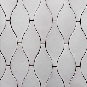 1 Sq Ft Hourglass Tiles, Ceramic Tiles Customizable Color For Kitchen Splashback Or Statement Bathroom, Handmade Tiles, 8 x 20cm