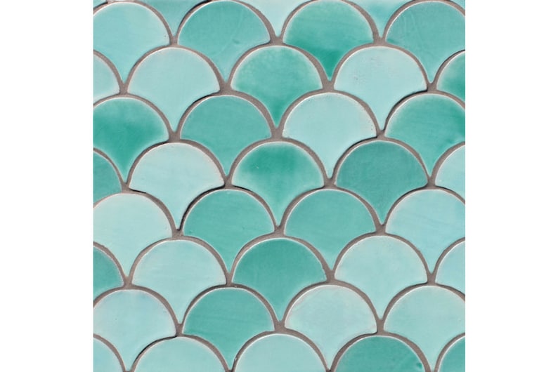 Moroccan Fish Scale Tiles 1 M2 10 76 Sq Ft Scallop Image 0