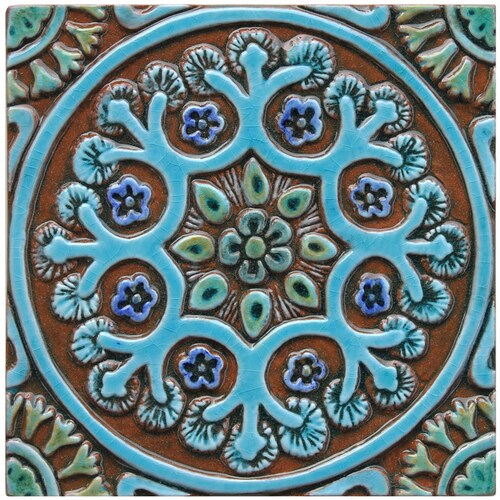 Outdoor Wall Art // Garden Decor // Ceramic Tiles // Yard Art Etsy