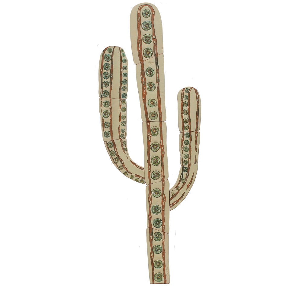Cactus Wall Art Outdoor Wall Art Cactus Garden Art Cactus Etsy Israel