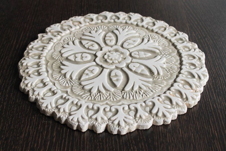 Garden Decor Made From Ceramic Outdoor Wall Arthandmade Etsy