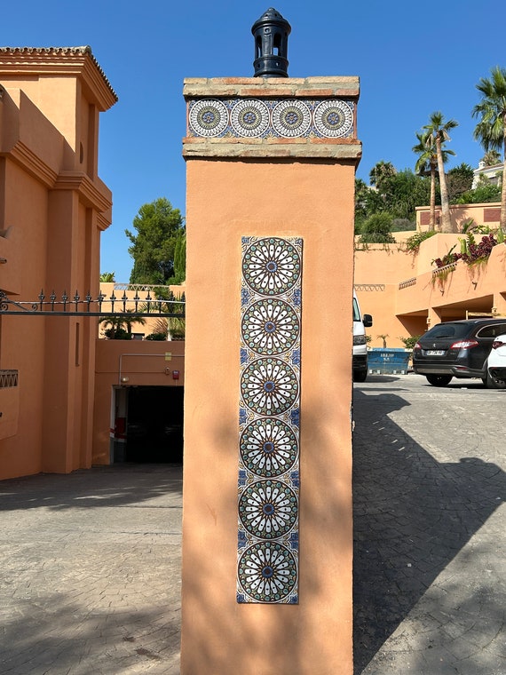 Céramique murale Art Nouveau sur mesure | Laurence Brecher, Le Vésinet