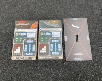 Star Wars Armada Separatist Providence Class Dreadnaught Ship Cards and Token