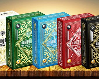 Complete Pool Training Card Set - 5 Decks, 260 Cards - Bank Shots, Kick Shots, Aiming Systems, Position Play & Defensive Strategy