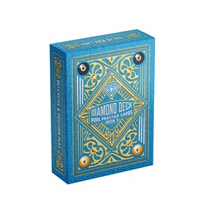 Cartes d'entraînement en piscine : deck bleu – deck d'entraînement pour le jeu en position et les systèmes de visée.  1ère édition