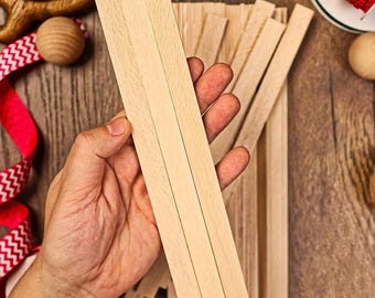 Flache Bambusstreifen, 10 Stück, unvollendet, Karbonfarbe für Heimwerken, Gebäudemodell Möbel, Weihnachtsdekoration, Holzbearbeitungszubehör