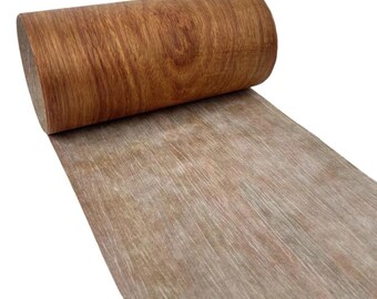 Natürliches gelbes Palisanderfurnier, dünn geschält für DIY Handwerk, Möbelreparatur, Gitarre, Audio, Schmuckkastendekoration, 24 x 250 cm