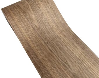 Real Black Walnut Wood Veneer Sheet, Easy to apply, for DIY Craft, Furniture Repair, Cabinet Renovation, Marquetry, Woodworking Supplies