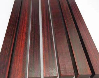 Palisandro de hoja pequeña, madera sin terminar, alta densidad para manualidades, muebles de lujo, tallado de cuentas de joyería, instrumentos musicales, varios tamaños.