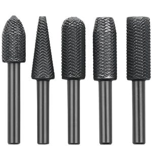 Lime à râpe rotative électrique, 5 cps, forets à queue de 6 mm pour travaux manuels, gravure détaillée, fraise, outils de meulage pour le travail du bois