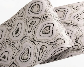 Revestimento de madeira com padrão de mármore, restauração de móveis, artesanato faça você mesmo (58 x 250 cm)