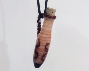 Miniature Glass Jar Pendant