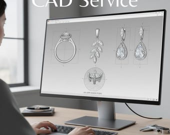 Custom CAD Jewelry Design Service – Bring Your Dream Jewelry to Life!