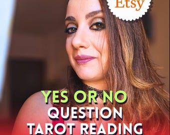 Same Hour Yes No Tarot Reading, Personalized Psychic Guidance (Digital)