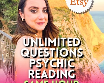 Unlimited Question Psychic Reading, Same Hour Reading, Fast Tarot, Astrology Insight, Quick Answers, Telepathy Reading, Psychic Advice.