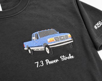 Personalized Gift For Boyfriend, Embroidered Custom Car T Shirt, Fathers Day Tshirt With Picture Of Car, Car Gifts For Him, Gifts For Dad