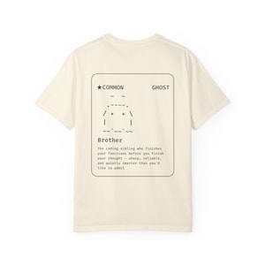 Claude Code Ghost Card Tee - ASCII Buddy Art Shirt